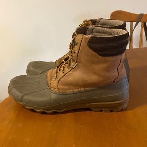 Mens Sperry waterproof duck boots